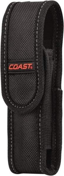 Coast Cutlery - Nylon/Polyester Handheld Flashlight (General Purpose & Industrial) Flashlight Sheath - Black, Compatible with Coast Batteries - A1 Tooling