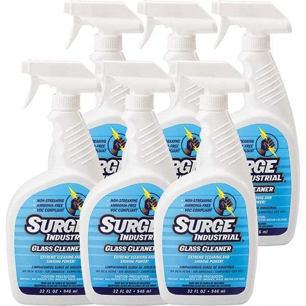 Surge Industrial - 32 oz Spray Bottle Light Citrus Glass Cleaner - Use on Glass - A1 Tooling