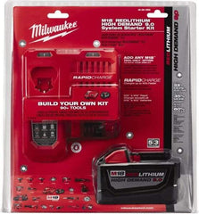 Milwaukee Tool - 18 Volt Lithium-Ion Power Tool Battery - 9 Ahr Capacity, Series M18 XC RED - A1 Tooling