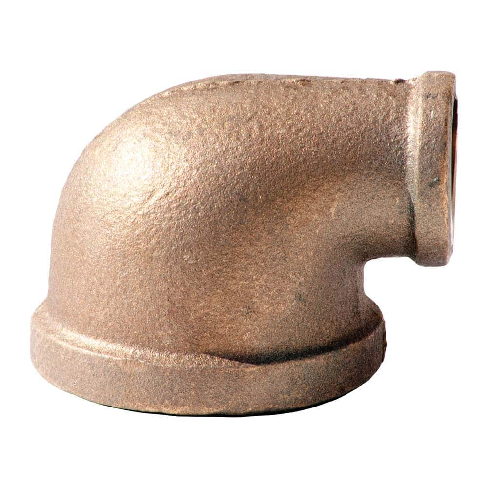 Merit Brass - Brass & Chrome Pipe Fittings Type: Reducing Elbow Fitting Size: 3/4 x 1/4 - A1 Tooling