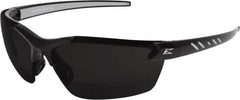 Edge Eyewear - +2, Smoke Gray Lenses, Scratch Resistant, Framed Magnifying Safety Glasses - UV Protection, Black/Gray Nylon Frame, ANSI, MCEPS - A1 Tooling