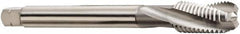 Seco - M12x1.75 Metric 3 Flute 6H Modified Bottoming Spiral Flute Tap - Powdered Metal, Bright Finish, 110mm OAL, Right Hand Flute, Right Hand Thread, H6 - Exact Industrial Supply