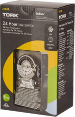 TORK nsi - 20 min to 22 hr Indoor Analog Mechanical Timer Switch - 12 On/Off, 208 to 277 Volts, 60 Hz, 11,080 Watts, 12 Modes - A1 Tooling