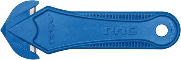 PHC - Recessed/Hook Blade Safety Cutter - Blue Glass Filled Nylon Handle, 1 Blade Included - A1 Tooling