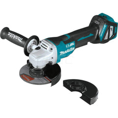 Corded Angle Grinder: 4-1/2 to 5″ Wheel Dia, 3,000 to 8,500 RPM, 5/8-11 Spindle 18V, Paddle Switch