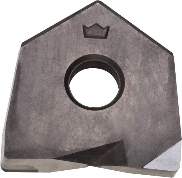 Millstar - BDS10 Grade CM10 CBN Milling Insert - Uncoated, 0.1" Thick, 10mm Inscribed Circle, 1mm Corner Radius - A1 Tooling