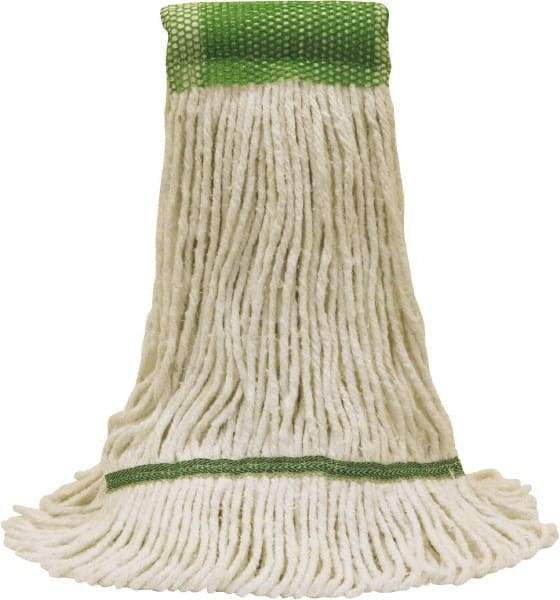 O-Cedar - 5" Green Head Band, Medium Blended Fiber Loop End Mop Head - 4 Ply - A1 Tooling