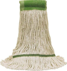 O-Cedar - 5" Green Head Band, Medium Blended Fiber Loop End Mop Head - 4 Ply - A1 Tooling