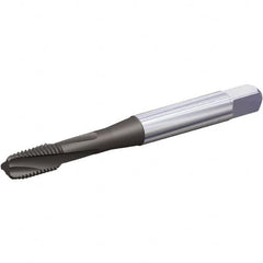 Kennametal - 3/8-24 UNF 2 Flute 3B Modified Bottoming Spiral Flute Tap - Vanadium High Speed Steel, AlCrTiN Finish, 2-15/16" OAL, Right Hand Flute, Right Hand Thread, H3, Series T692 - A1 Tooling