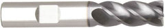 Niagara Cutter - 1", 4 Flute, Single End, Solid Carbide, 0.06" Corner Radius End Mill - 5" OAL, Right Hand Flute, 2" LOC, Right Hand Cut - A1 Tooling