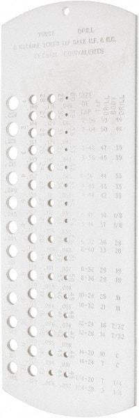 SPI - Drill Gages Minimum Hole Size (Wire): #60 Maximum Hole Size (Wire): #1 - A1 Tooling