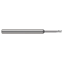 Harvey Tool - 13/64", 5/16" LOC, 1/4" Shank Diam, 4" OAL, 3 Flute Solid Carbide Square End Mill - Exact Industrial Supply