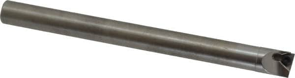 Hertel - 0.563" Min Bore Diam, 6" OAL, 1/2" Shank Diam, HBBQ Indexable Boring Bar - 2" Max Bore Depth, TPC.. Insert, Screw Holding Method - A1 Tooling