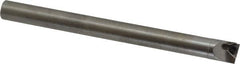 Hertel - 0.563" Min Bore Diam, 6" OAL, 1/2" Shank Diam, HBBQ Indexable Boring Bar - 2" Max Bore Depth, TPC.. Insert, Screw Holding Method - A1 Tooling