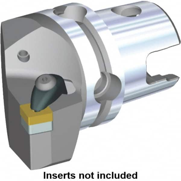 Kennametal - Left Hand Cut, Size KM40, SN.. Insert Compatiblity, Modular Turning & Profiling Cutting Unit Head - 24mm Ctr to Cutting Edge, 45mm Head Length, Through Coolant, Series Kenclamp - A1 Tooling