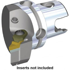 Kennametal - VBMR.. Insert, 40mm Head Length, Modular Grooving Cutting Unit Head - Left Hand Cut, System Size KM40, Through Coolant, Series Top Notch - A1 Tooling