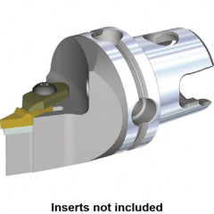 Kennametal - V.GR.. Insert, 45mm Head Length, Modular Grooving Cutting Unit Head - Left Hand Cut, System Size KM40, Through Coolant, Series Top Notch - A1 Tooling