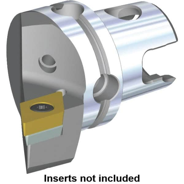 Kennametal - Left Hand Cut, Size KM40, DC.. Insert Compatiblity, Modular Turning & Profiling Cutting Unit Head - 27mm Ctr to Cutting Edge, 40mm Head Length, Through Coolant, Series S-Clamping - A1 Tooling