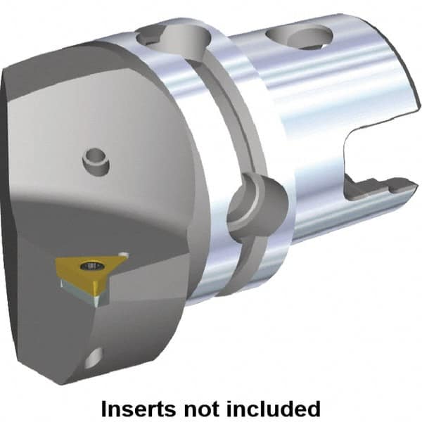 Kennametal - Left Hand Cut, Size KM40, TC.. Insert Compatiblity, Internal or External Modular Turning & Profiling Cutting Unit Head - 27mm Ctr to Cutting Edge, 40mm Head Length, Through Coolant, Series S-Clamping - A1 Tooling