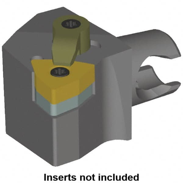 Kennametal - Right Hand Cut, Size KM20, WN.. Insert Compatiblity, Modular Turning & Profiling Cutting Unit Head - 12.5mm Ctr to Cutting Edge, 25mm Head Length, Series KM Mini - A1 Tooling