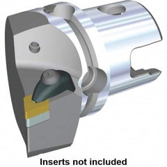 Kennametal - Right Hand Cut, Size KM50, DN.. Insert Compatiblity, Modular Turning & Profiling Cutting Unit Head - 35mm Ctr to Cutting Edge, 60mm Head Length, Through Coolant, Series Kenclamp - A1 Tooling