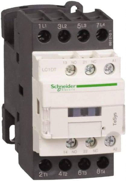 Schneider Electric - 4 Pole, 125 Coil VDC, 40 Amp at 440 VAC, Nonreversible IEC Contactor - Bureau Veritas, CCC, CSA, CSA C22.2 No. 14, DNV, EN/IEC 60947-4-1, EN/IEC 60947-5-1, GL, GOST, LROS, RINA, RoHS Compliant, UL 508, UL Listed - A1 Tooling