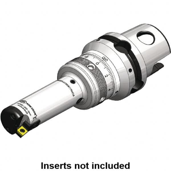 Kennametal - Neutral Hand Cut, 31.50mm Min Bore Diam, Size KM40TS Modular Boring Cutting Unit Head - 3.2677" Max Bore Depth, Through Coolant - A1 Tooling