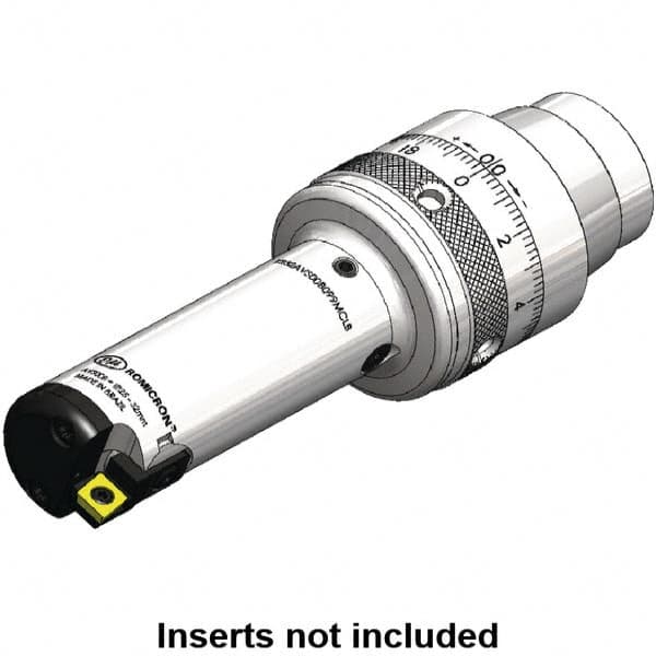 Kennametal - Neutral Hand Cut, 25mm Min Bore Diam, Size KR32 Modular Boring Cutting Unit Head - 2.5197" Max Bore Depth, Through Coolant - A1 Tooling