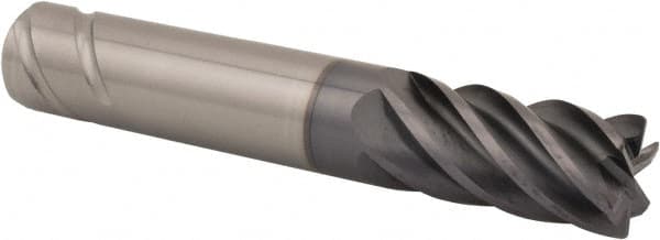 Kennametal - 16mm, 6 Flute, Single End, Solid Carbide, 0.75mm Corner Radius End Mill - 92mm OAL, 38° Helix, Right Hand Flute, 32mm LOC, Right Hand Cut - A1 Tooling