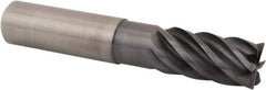 Kennametal - 20mm, 6 Flute, Single End, Solid Carbide, 4mm Corner Radius End Mill - 115mm OAL, 38° Helix, Right Hand Flute, 38mm LOC, Right Hand Cut, 60mm Extended Reach - A1 Tooling