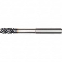 Kennametal - 20mm, 4 Flute, Single End, Solid Carbide, Corner Chamfer End Mill - 175mm OAL, 38° Helix, Right Hand Flute, 40mm LOC, Right Hand Cut, 98mm Extended Reach - A1 Tooling