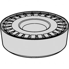 RCMH3209M0TUPG KCP10B Carbide Turning Insert TiOCN Finish, Neutral, 32mm Inscribed Circle, 0″ Corner Radius, Round