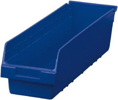 Akro-Mils - 23-5/8" Deep, Blue Polymer Hopper Shelf Bin - 6" High x 6-5/8" Wide x 23-5/8" Long - A1 Tooling