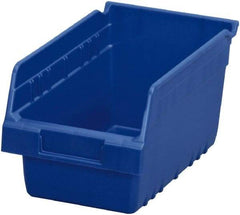 Akro-Mils - 11-5/8" Deep, Blue Polymer Hopper Shelf Bin - 6" High x 6-5/8" Wide x 11-5/8" Long - A1 Tooling