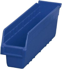 Akro-Mils - 17-7/8" Deep, Blue Polymer Hopper Shelf Bin - 6" High x 4-1/8" Wide x 17-7/8" Long - A1 Tooling