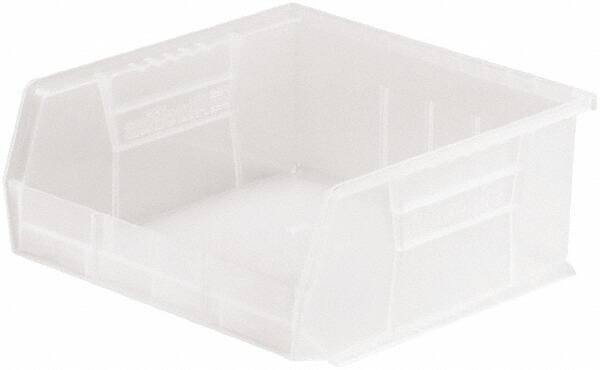 Akro-Mils - 50 Lb. Load Capacity, 10-7/8" Deep, Clear Polymer Hopper Stacking Bin - 5" High x 11" Wide x 10-7/8" Long - A1 Tooling