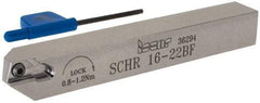 Iscar - SCH, External, Right Hand, 0.315" Max Depth of Cut, 0.02 to 0.098" Groove Width, Indexable Grooving Tool Holder - SCIR 22 Insert Compatibility, 0.63" Shank Height, 0.63" Shank Width, 4.921" OAL - A1 Tooling