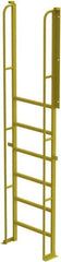 TRI-ARC - 112" 7 Step Configurable Crossover Ladder - 90° Incline, 1,000 Lb Capacity, 70" Platform Height, 30" Base Width x 15" Base Depth, Perforated Tread - A1 Tooling