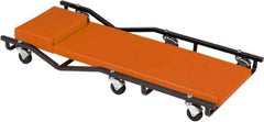 Whiteside - 570 Lb Capacity, 6 Wheel Creeper - Steel, 40" Long x 3-3/4" High x 17" Wide - A1 Tooling