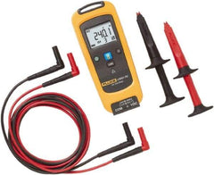 Fluke - 6 VDC to 1,000 VDC, Voltage Tester - LCD Display, +/-0.09 (up to 1,000 V), 0.15 (1,000 V)% Basic DC Accuracy, AA Power Supply - A1 Tooling