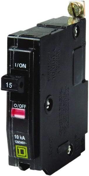 Square D - 15 Amp, 240 VAC, 1 Pole, Bolt On Miniature Circuit Breaker - 14-8 AWG - A1 Tooling