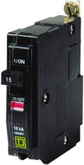 Square D - 15 Amp, 240 VAC, 1 Pole, Bolt On Miniature Circuit Breaker - 14-8 AWG - A1 Tooling