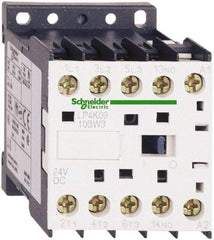 Schneider Electric - 3 Pole, 24 Coil VDC, 16 Amp at 690 VAC, 20 Amp at 440 VAC and 9 Amp at 440 VAC, Nonreversible IEC Contactor - BS 5424, CSA, IEC 60947, NF C 63-110, RoHS Compliant, UL Listed, VDE 0660 - A1 Tooling