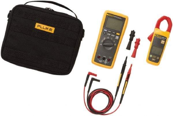 Fluke - 4 Piece, FC Wireless AC Current Clamp Kit - 1,000 Volt Max, LCD Display - A1 Tooling