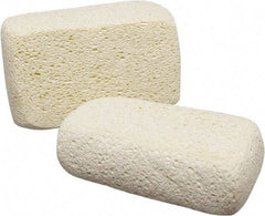 Ability One - 6-1/2" Long x 2.13" Wide x 1" Thick Scouring Sponge - Non-Abrasive, Tan - A1 Tooling