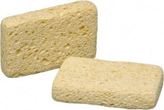 Ability One - 4-3/8" Long x 1.38" Wide x 1" Thick Scouring Sponge - Non-Abrasive, Tan - A1 Tooling