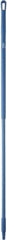 Vikan - 59 x 1-1/4" Fiberglass Squeegee Handle - European Threaded Connection, Blue - A1 Tooling