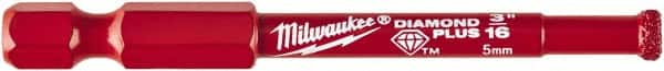 Milwaukee Tool - 3/16" Diam, 1-1/2" Cutting Depth, Hole Saw - Diamond Grit Saw, Continuous Edge - A1 Tooling