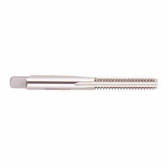 Regal Cutting Tools - #10-30 UNS 4 Flute Bright Finish High Speed Steel Straight Flute Standard Hand Tap - Bottoming, Right Hand Thread, 2-3/8" OAL, 7/8" Thread Length, H3 Limit, Oversize - Exact Industrial Supply