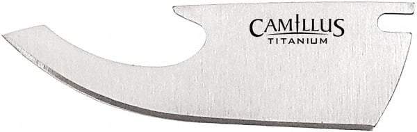 Clauss - 2 Piece Titanium Bonded Stainless Steel Folding Knife Blade - 2-1/2" OAL - A1 Tooling